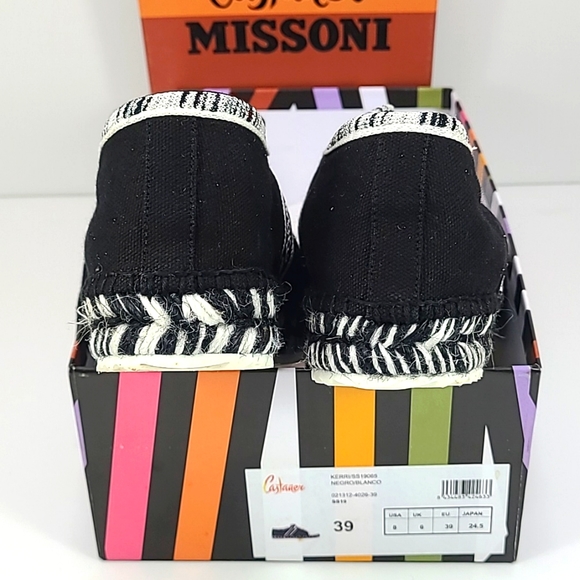 Missoni LOGO black and white sport gym shoes 39 - Picture 12 of 12